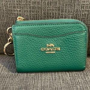 Coach leather  change purse and card holder